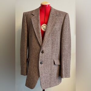 Harris Tweed/ The Bay - Wool herringbone sport jacket/blazer Size 42R